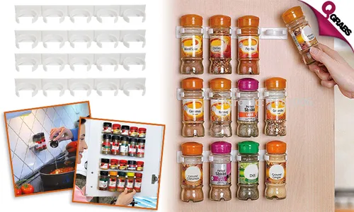 Clip & Store Spice Kitchen Organizers!